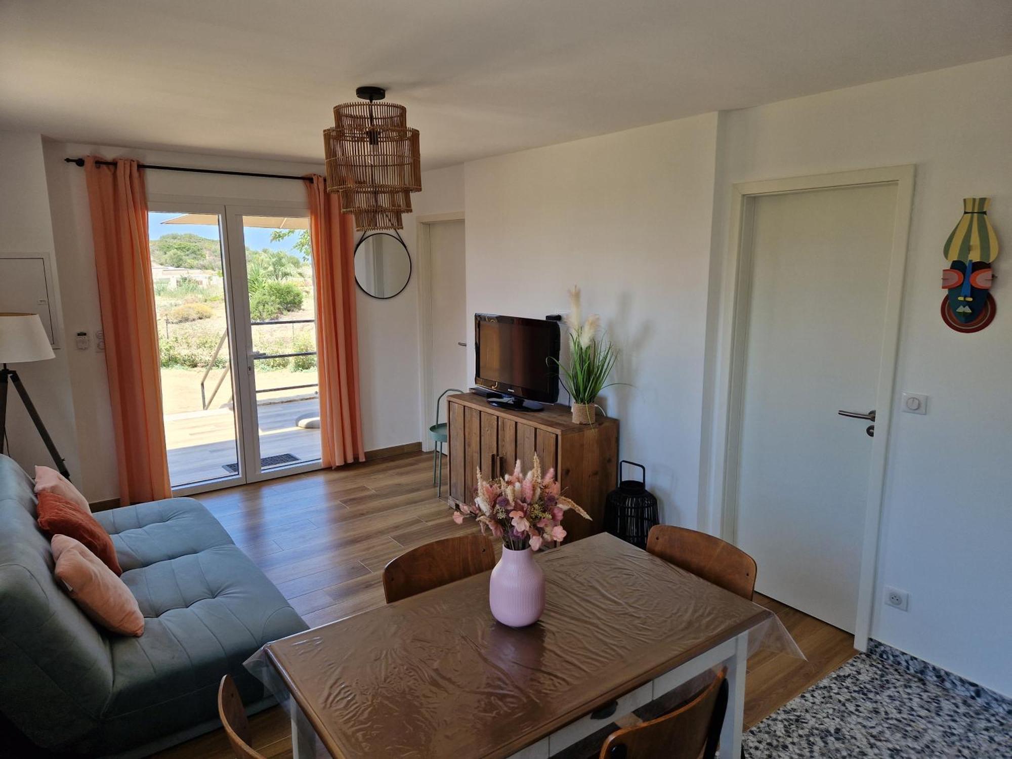 T2 Neuf Climatise Dans Villa A Corbara Exterior foto
